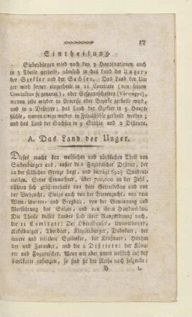 A. Das Land der Unger