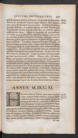 Annus M.DCC.XI.