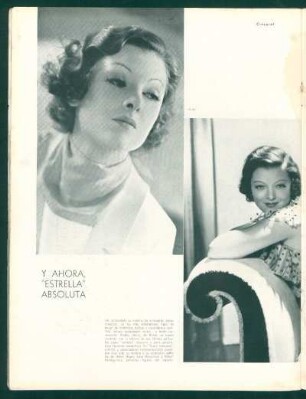 Y ahora, "estrella absoluta"