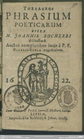 Thesaurus phrasium poeticarum opera