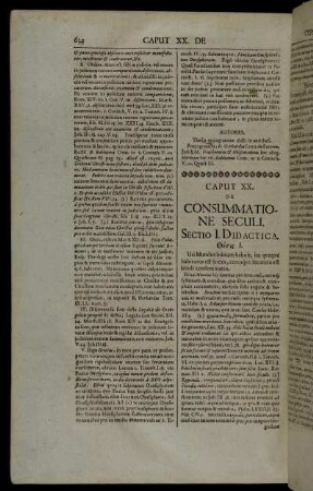 Caput XX. De Consummatione Seculi.