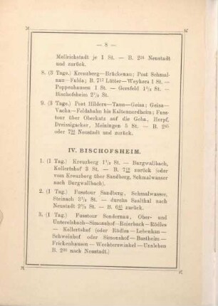 IV. Bischofsheim.