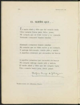 El sueño que...