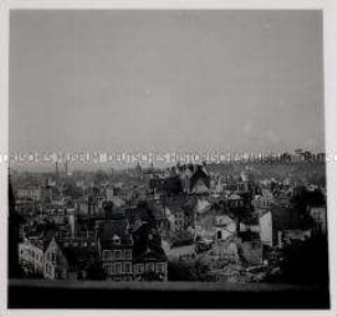 Aachen, Blick vom Dom auf die Stadt