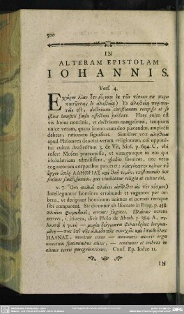 In Alteram Epistolam Iohannis