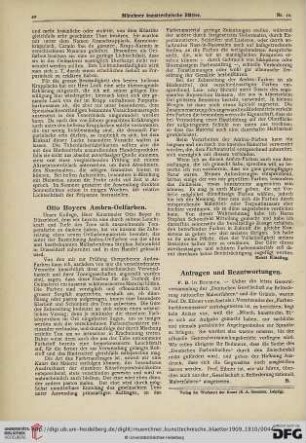 Anfragen und Beantwortungen