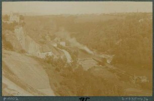 Blick in den Plauenschen Grund mit der Begerburg