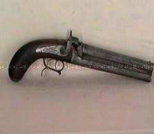Bockpistole mit Perkussionszündung
