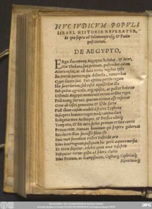 Huc Iudicum Populi Israel Historia Referatur. de qua supra ad Salomonem usq[ue] & Paulo post iterum.