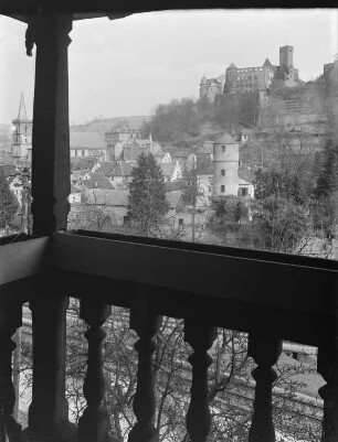 Blick auf die Burg in Wertheim am Main