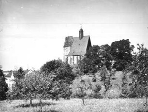Burkhardswalde, Dorfkirche, Ansicht von Südosten