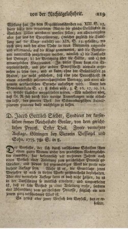 Versuch einer Anleitung zum gerichtlichen Proceß. 2.verm.Aufl. T.1.