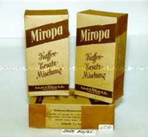 Packungen mit Inhalt "Miropa Kaffee-Ersatz-Mischung" (1/4 kg)