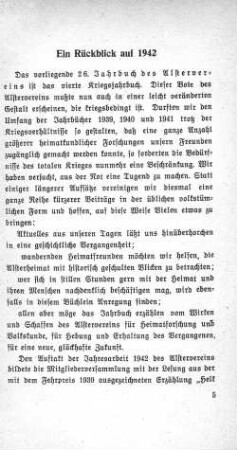 Ein Rückblick auf 1942