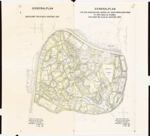 Zoologischer Garten mit Volkserholungspark am Fatihwald, Istanbul: Generalplan östlicher Teil 1:1000