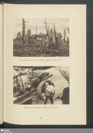 Englische schwere Haubitze im Gefecht (12. Mai 1916)