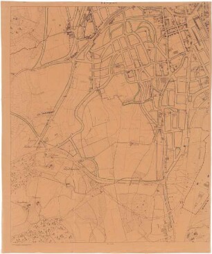 Fischer, Theodor; Kempten / Allgäu (Bayern); Generalbaulinienplan - Lageplan