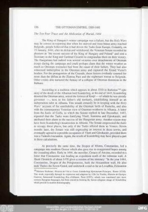 The Ten-Year Truce and the Abdication of Murād, 1444