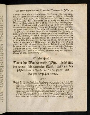 95-115, Sechstes Capitel
