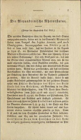 Die Alexandrinische Rhetorstatue