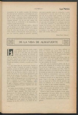 De la vida de almafuerte