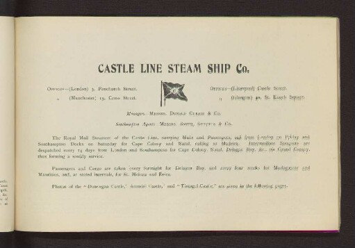 Castle Line Steam Ship Co.