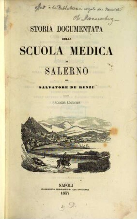 Storia documentata della scuola medica di Salerno
