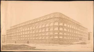 Fabrik Sigmund Goeritz AG, Chemnitz: Perspektivische Ansicht (von Inv.Nr. 3118)