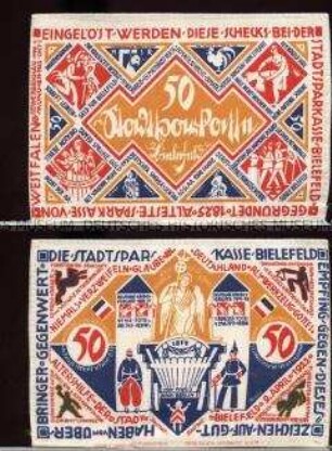 Bielefeld, Notgeldserie, 50 Mark