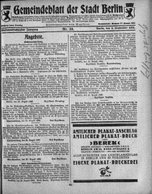 1926,36: Nr. 36, 5. September 1926