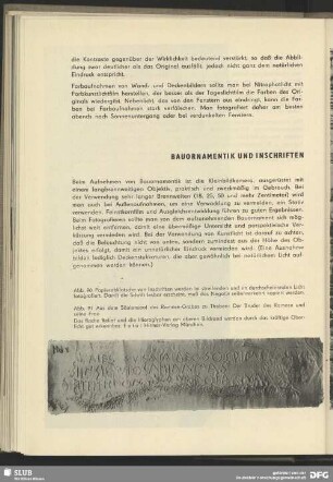 Bauornamentik und Inschriften