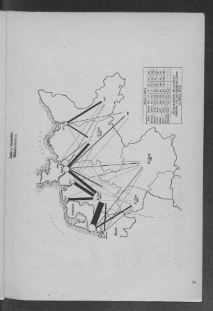 Binnenverkehr der größeren Seehäfen mit den einzelnen Zonen im Jahre 1938