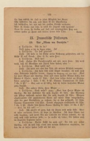 IX. Dramatische Dichtungen