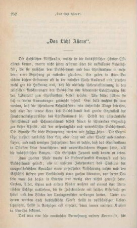 252-268 "Das Licht Asiens"