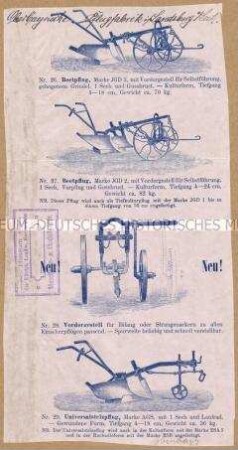 Pflüge der Firma Dobler