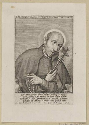Bildnis des S. Franciscvs Borja