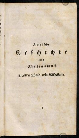 Zweyten Theils...(Titelblatt)