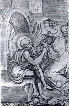 Heiliger Hieronymus mit dem Engel