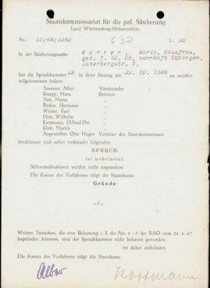 Karrer, Maria