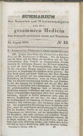 14. August 1840. No 16.