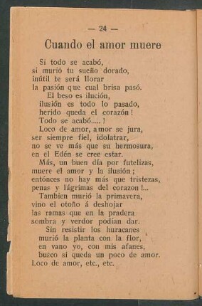 Cuando el amor muere