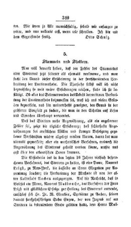 Stammeln und Stottern