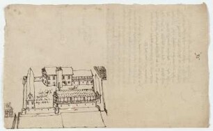 Malsfeld, Gutshof der Herren von Scholley (recto), Schriftstück (verso)