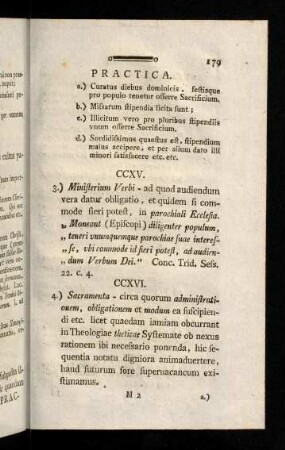 179-189, CCXV - CCXXII