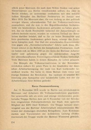 Kurze Zusammenfassung