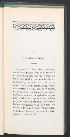 X. La Diosa Roja