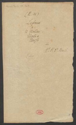 Sinfonien; strings, bc; E-Dur; H 662; Wq 182.6
