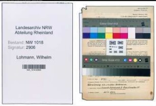 Entnazifizierung Wilhelm Lohmann , geb. 18.07.1887 (Magazinverwalter)