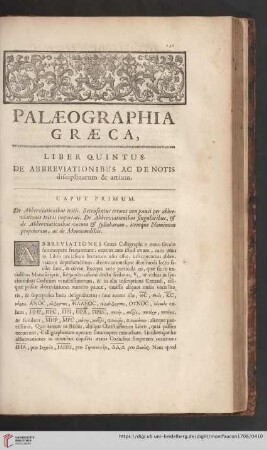 Liber quintus: De Abbreviationibus ac de notis disciplinarum & artium