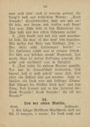54. Lob der edlen Musika